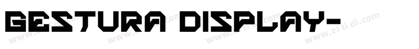 Gestura Display字体转换